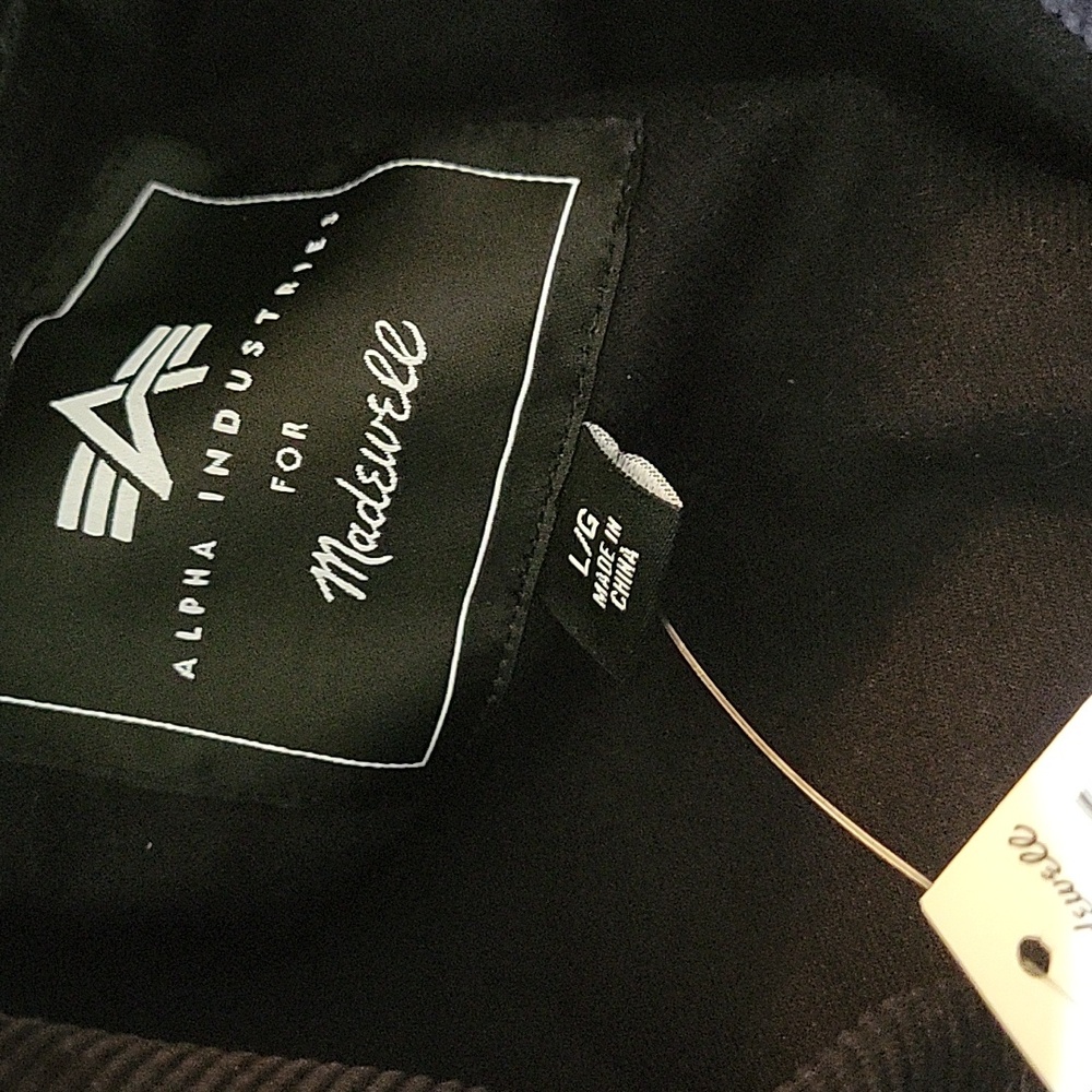 Madewell Black Jacket with Gold Accents - Picture 12 of 12
